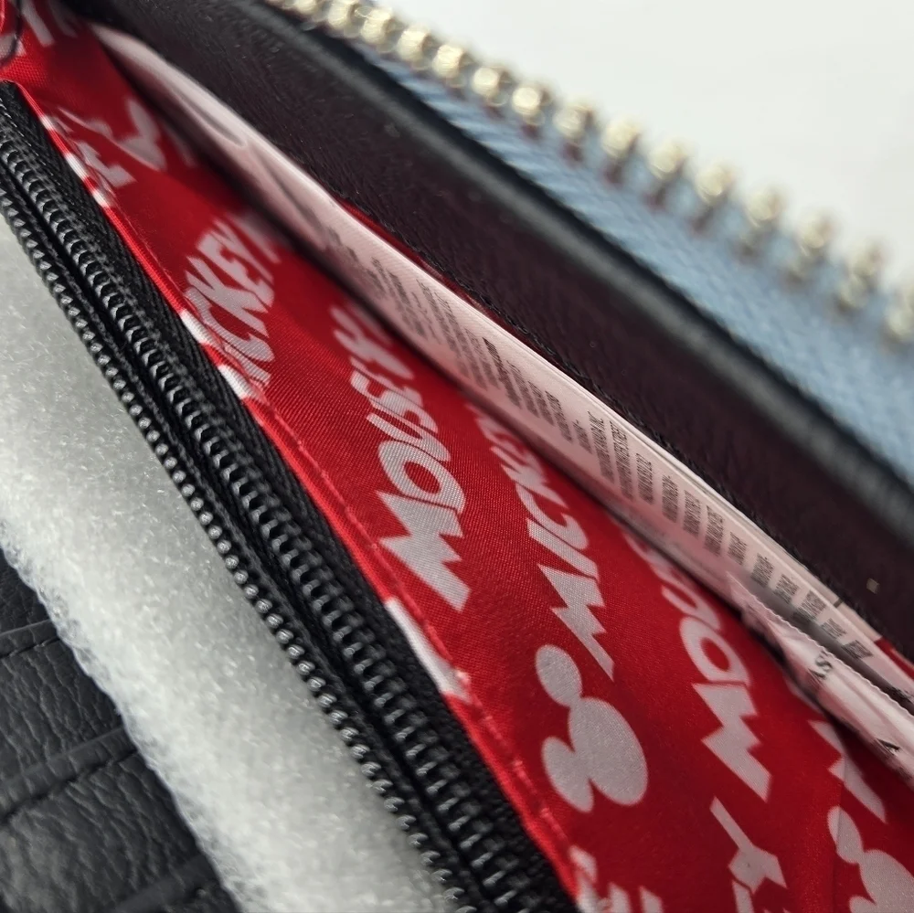 Loungefly Mickey Denim Disney Parks Wallet